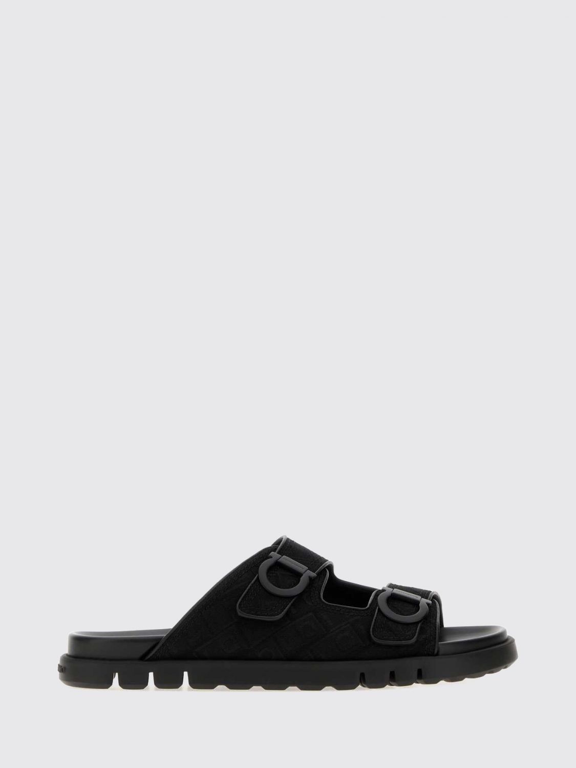 FERRAGAMO Sandals Men color Black