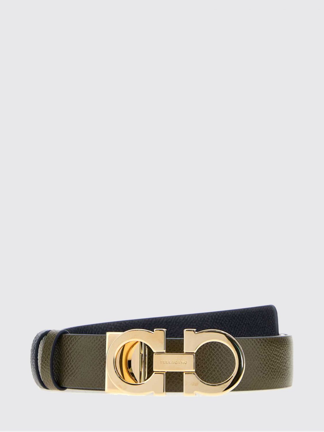 FERRAGAMO Belt Woman color Olive