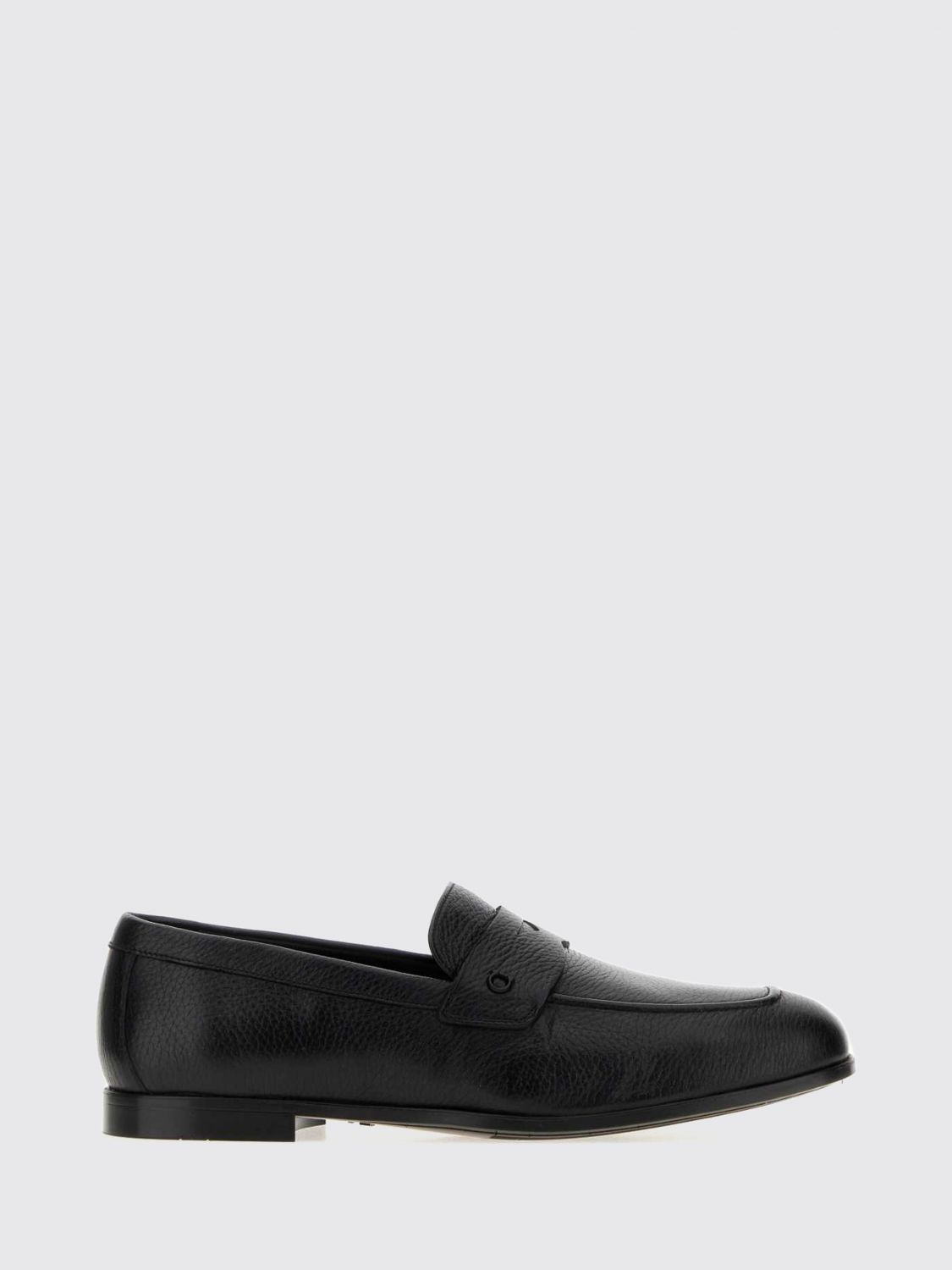 FERRAGAMO Loafers Men color Black