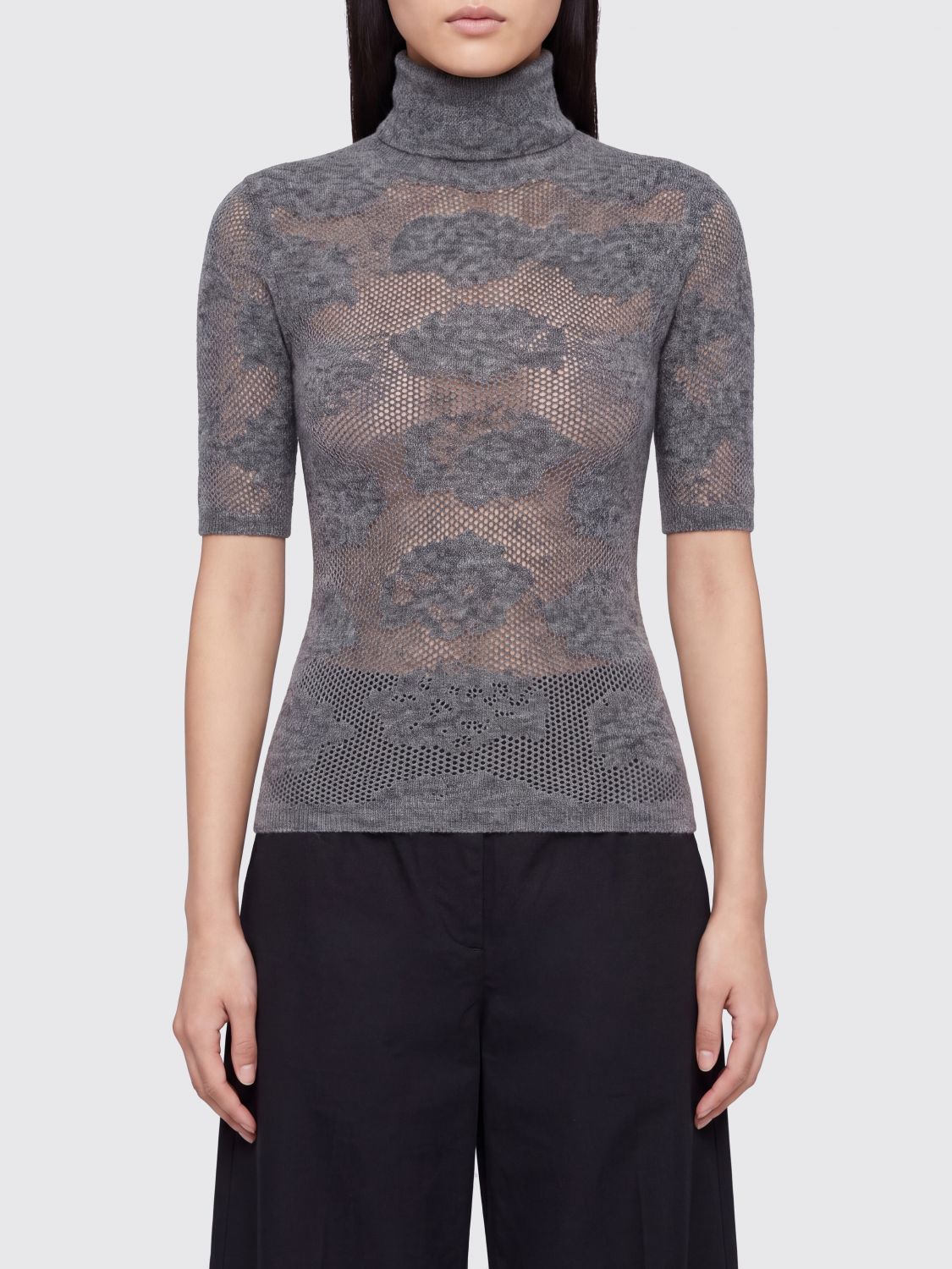 BRUNELLO CUCINELLI Sweater Woman color Mouse Grey