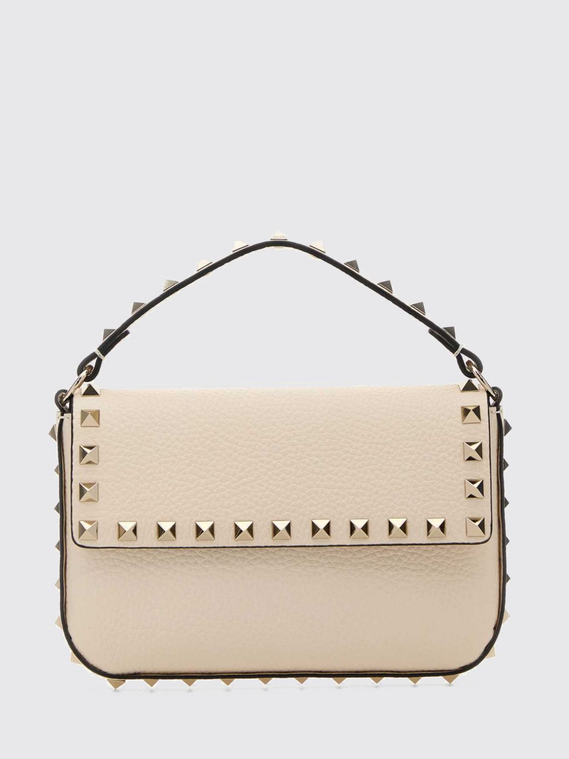 VALENTINO GARAVANI Rockstud Studded Calf Leather Mini Handbag