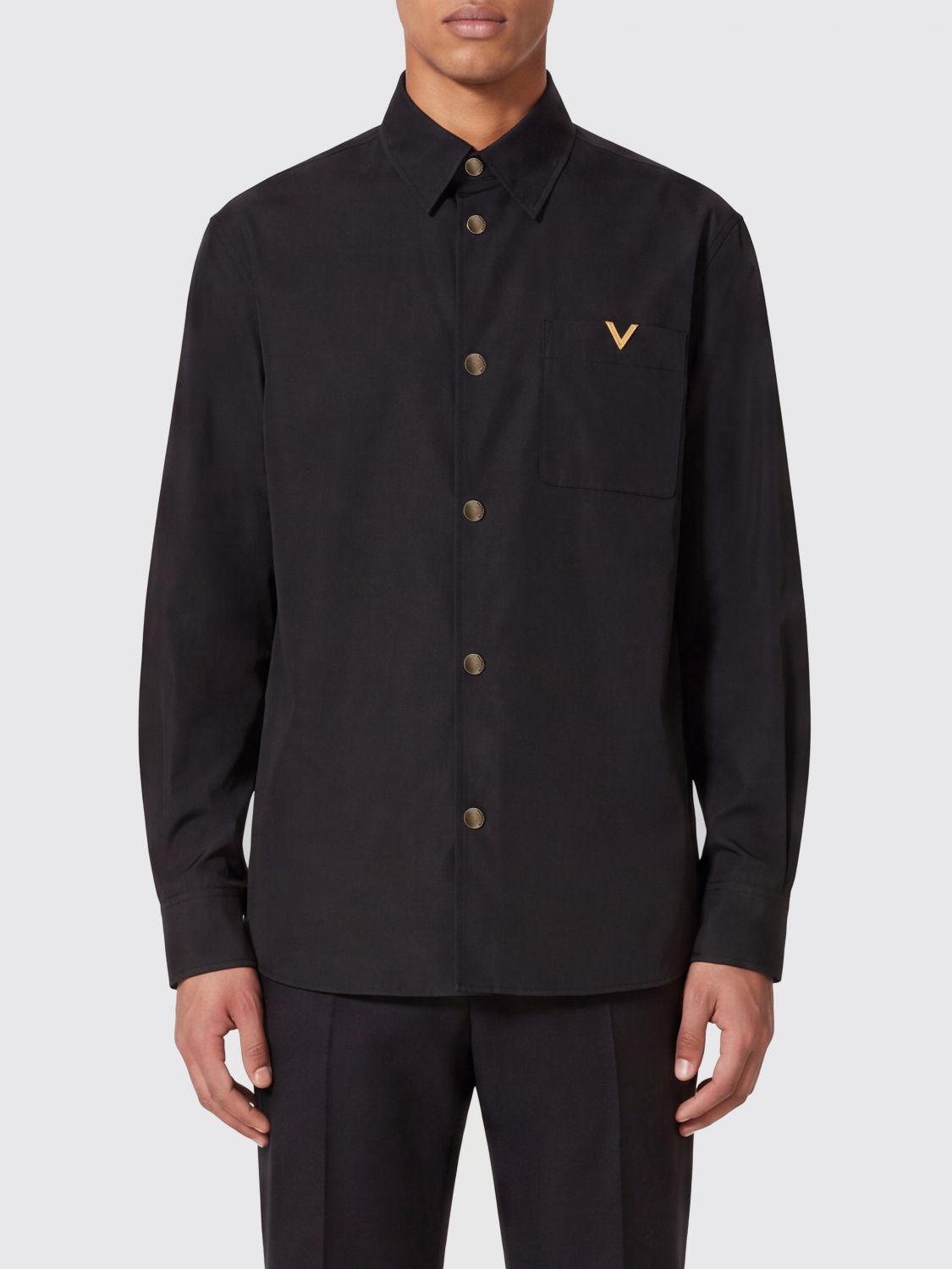 VALENTINO GARAVANI VLogo Signature Long-Sleeved Shirt