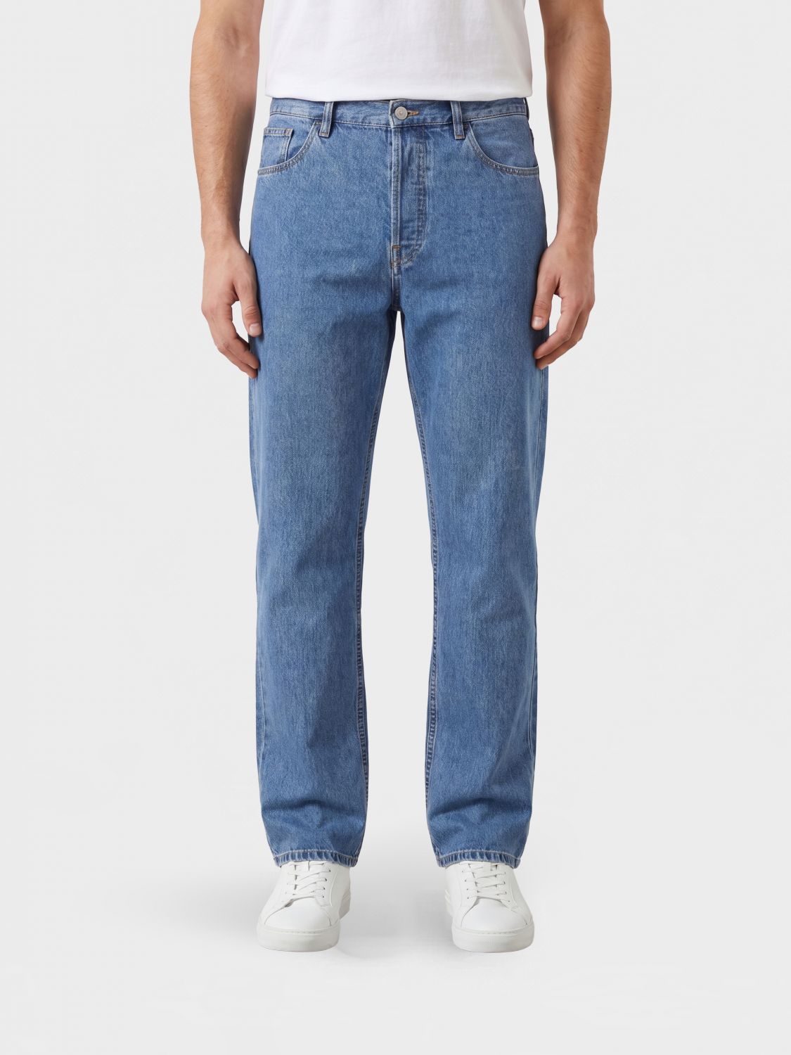 VALENTINO GARAVANI Straight-Leg Cotton Denim Jeans with Rear Logo