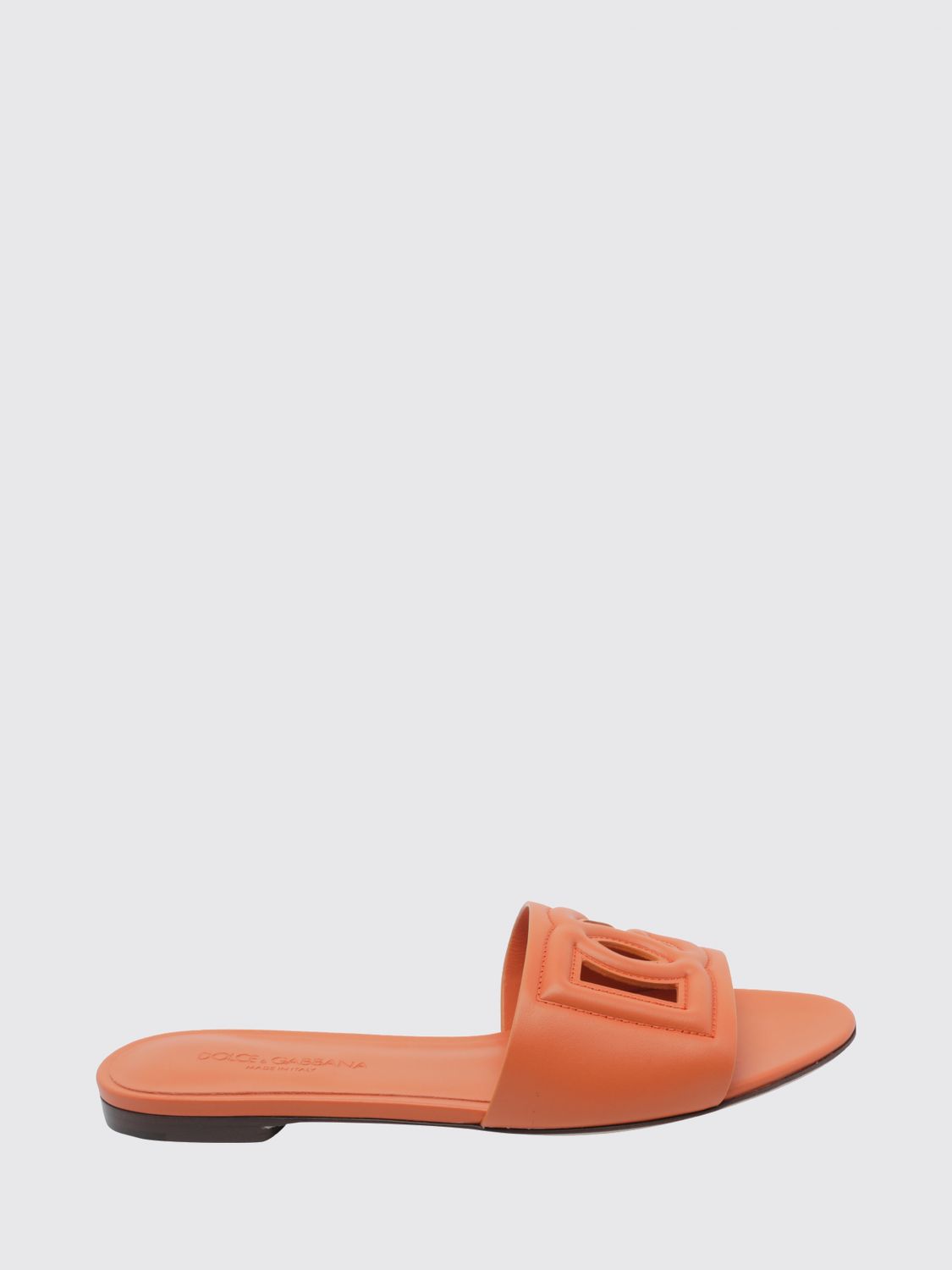 DOLCE & GABBANA Heeled Sandal Woman color Orange