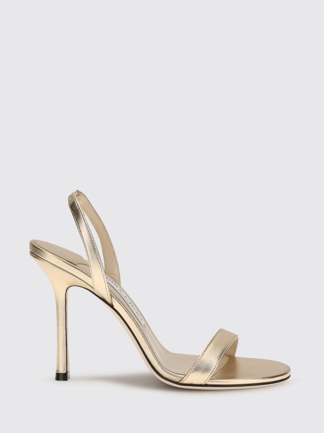 JIMMY CHOO Heeled Sandal Woman color Gold