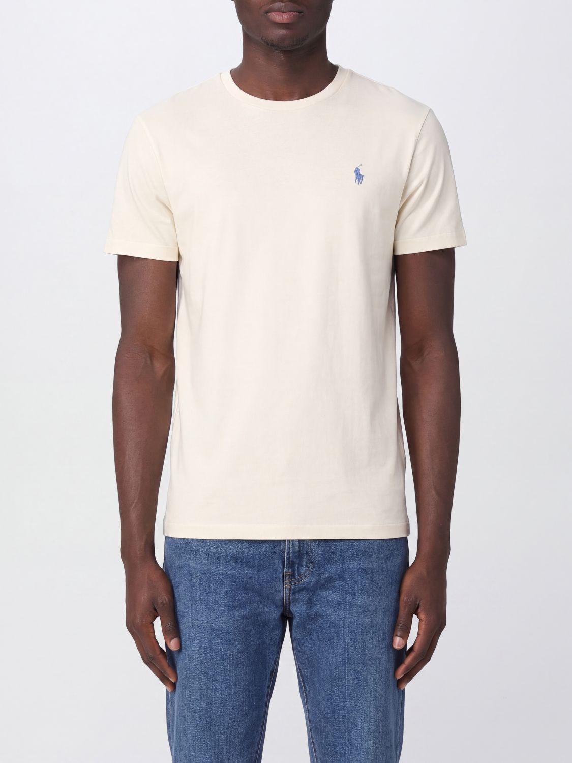 POLO RALPH LAUREN Slim Fit Baumwoll-T-Shirt mit gesticktem Logo und Rundhalsausschnitt
