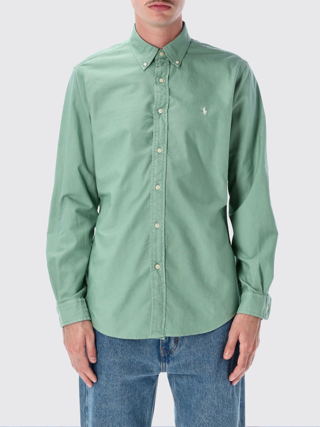 POLO RALPH LAUREN Camicia Uomo colore Salvia