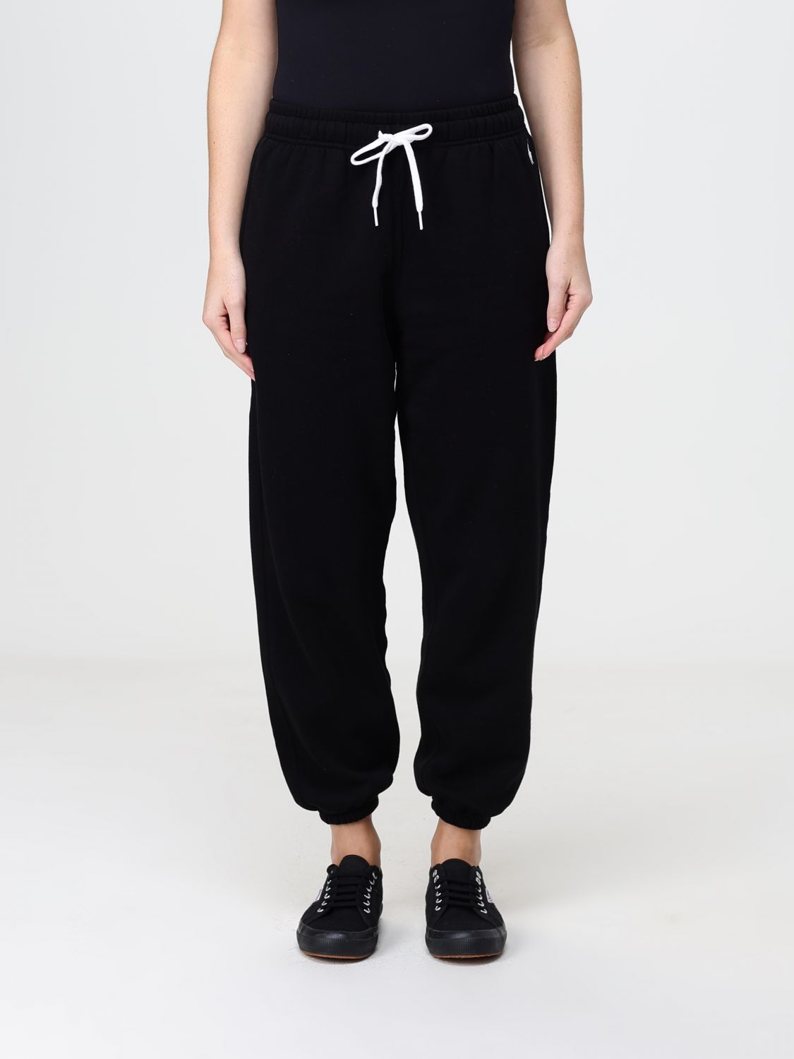 POLO RALPH LAUREN Straight-Leg Cotton Jogging Trousers with Logo