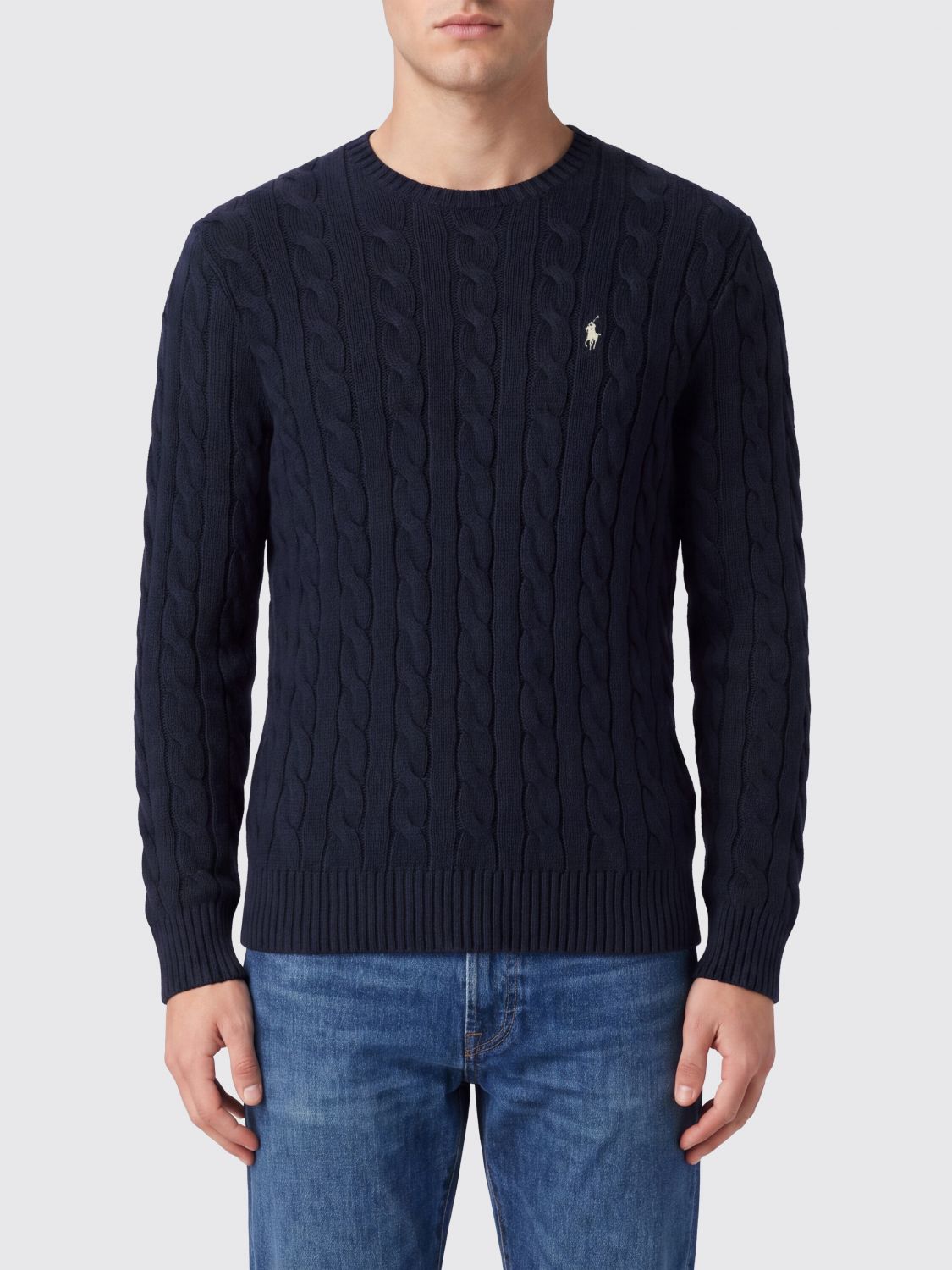 POLO RALPH LAUREN Sweater Men color Blue