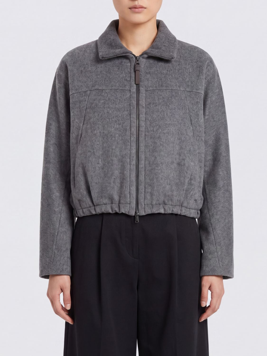 BRUNELLO CUCINELLI Jacket Woman color Grey