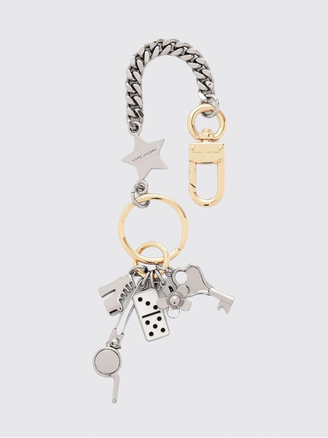 MARC JACOBS Key Chain Woman color Silver
