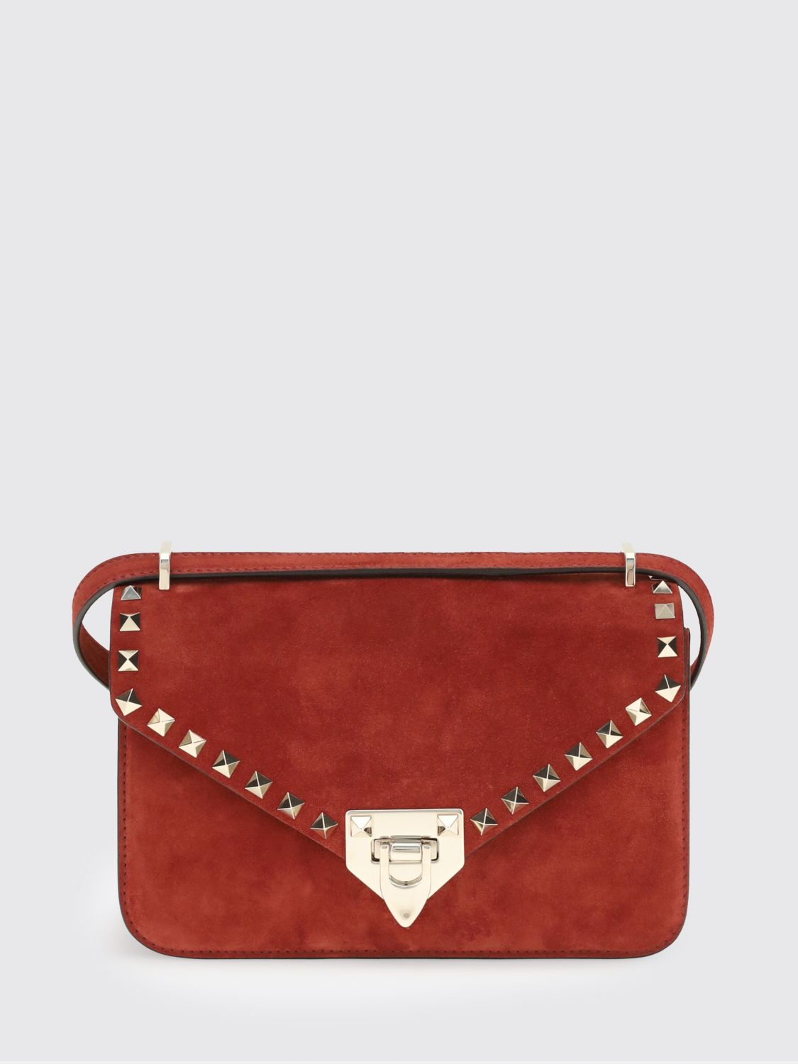 VALENTINO GARAVANI Rockstud Suede Mini Crossbody Bag with Studs