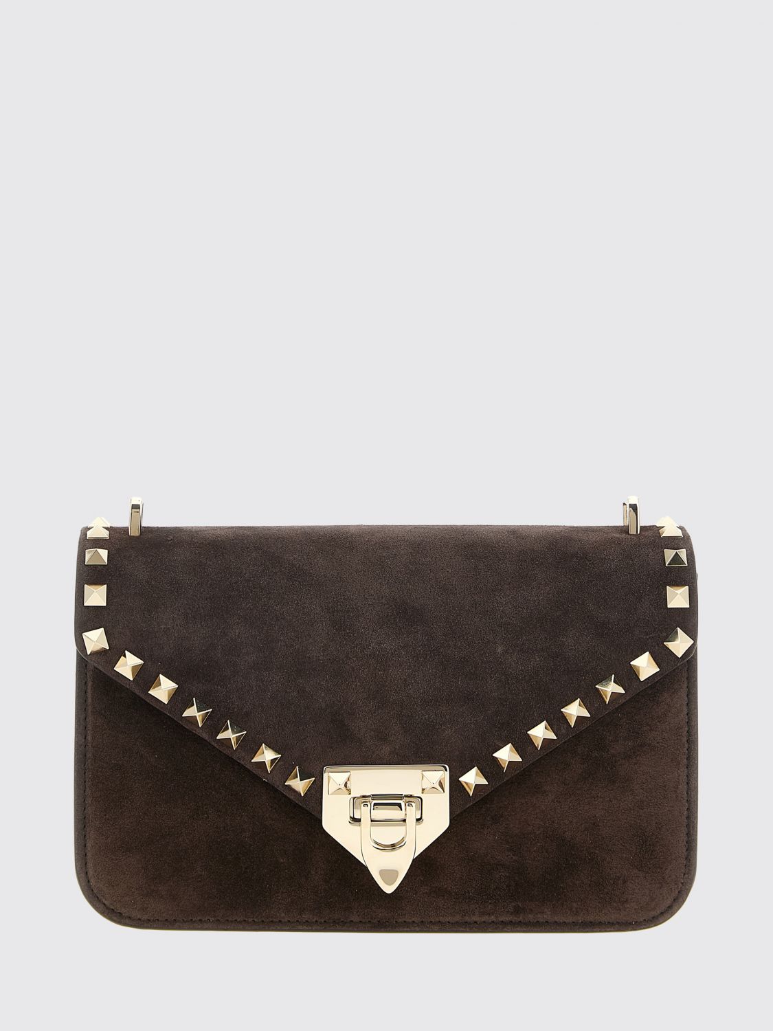 VALENTINO GARAVANI Rockstud Suede Mini Crossbody Bag with Studs