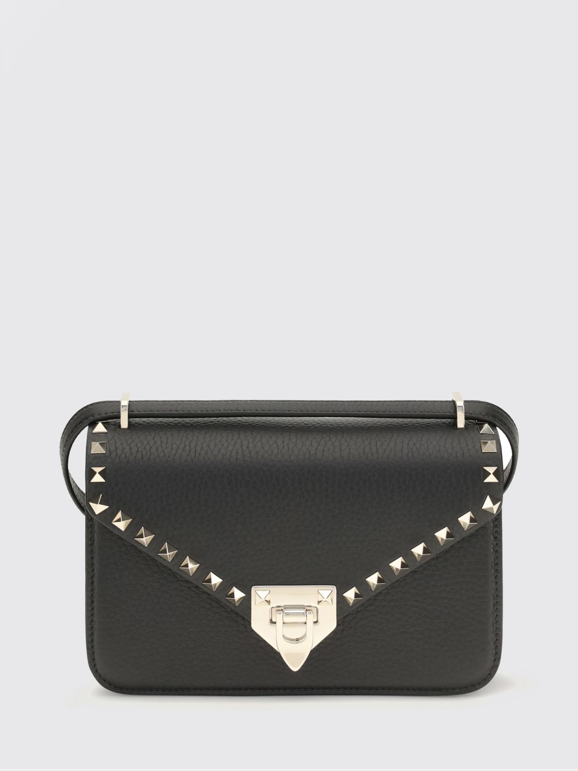 VALENTINO GARAVANI Mini borsa a tracolla Rockstud in pelle di vitello a grana