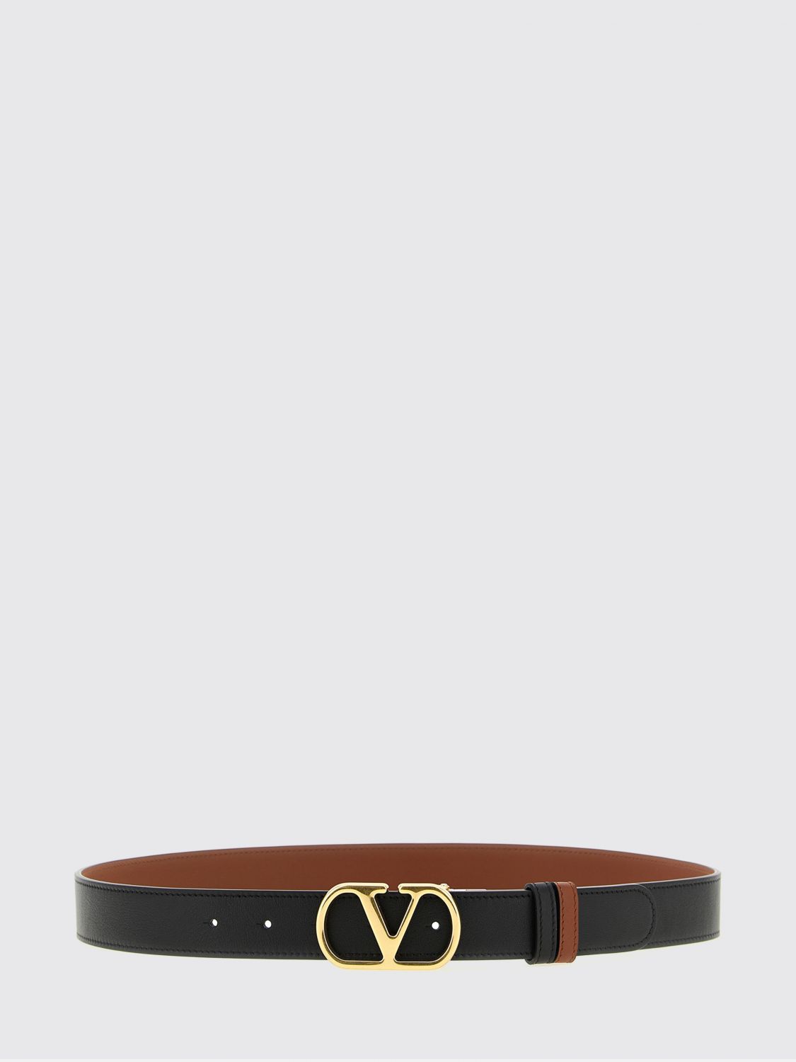 VALENTINO GARAVANI VLogo Signature Reversible Smooth Calf Leather Belt