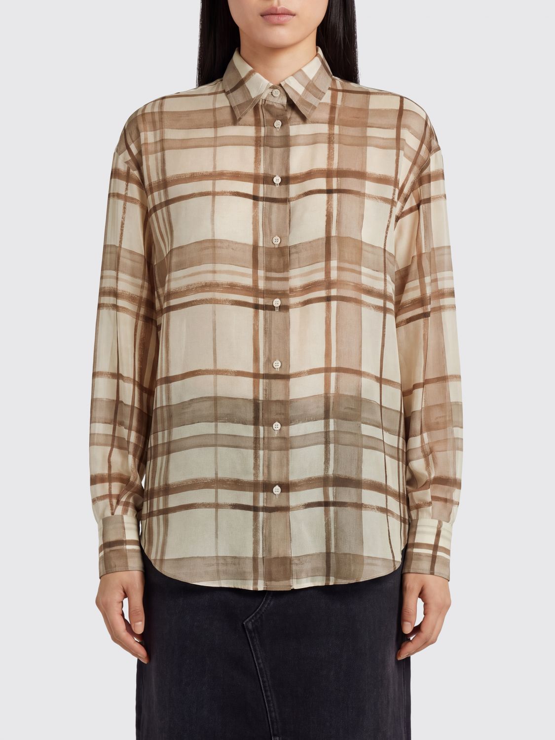 BRUNELLO CUCINELLI Shirt Woman color Beige