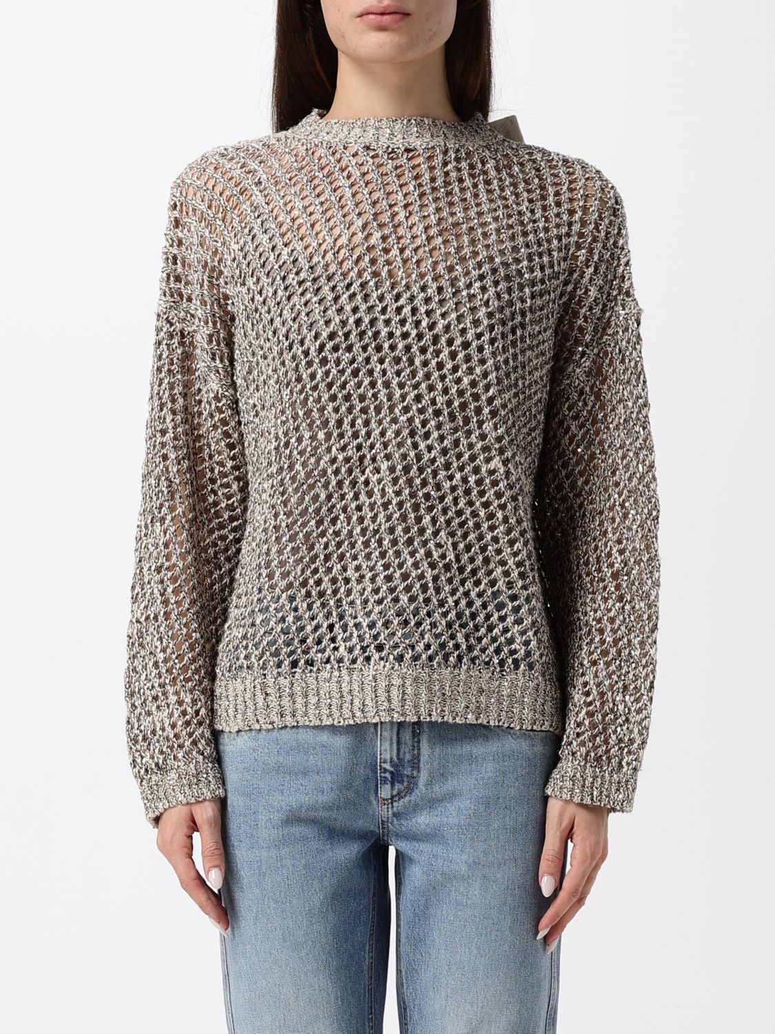 BRUNELLO CUCINELLI Maglia Donna colore Beige