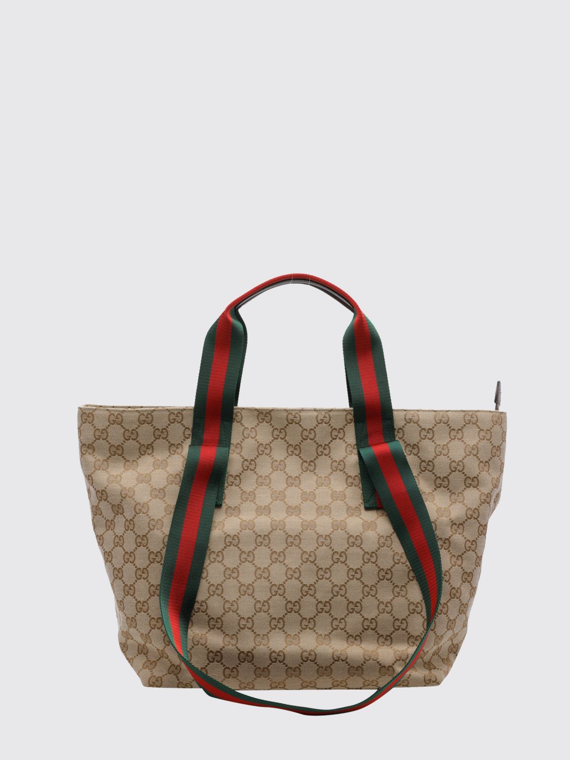 GUCCI GG Monogram Jacquard Fabric Tote with Four Handles