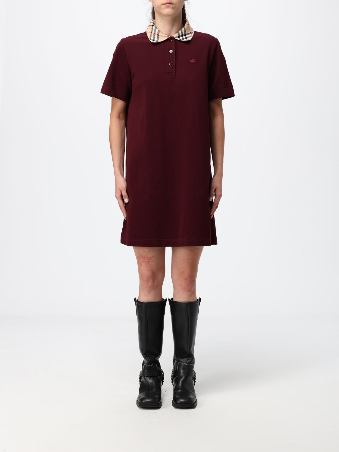 BURBERRY Dress Woman color Red