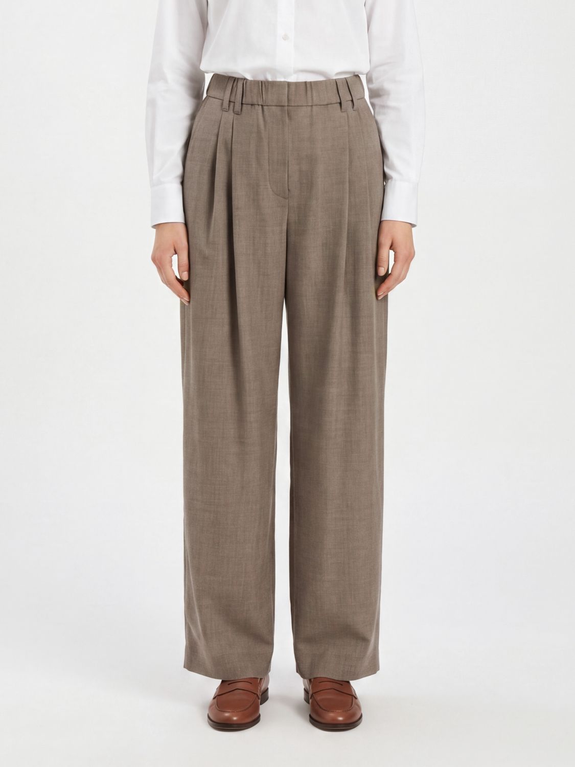 BRUNELLO CUCINELLI Pants Woman color White
