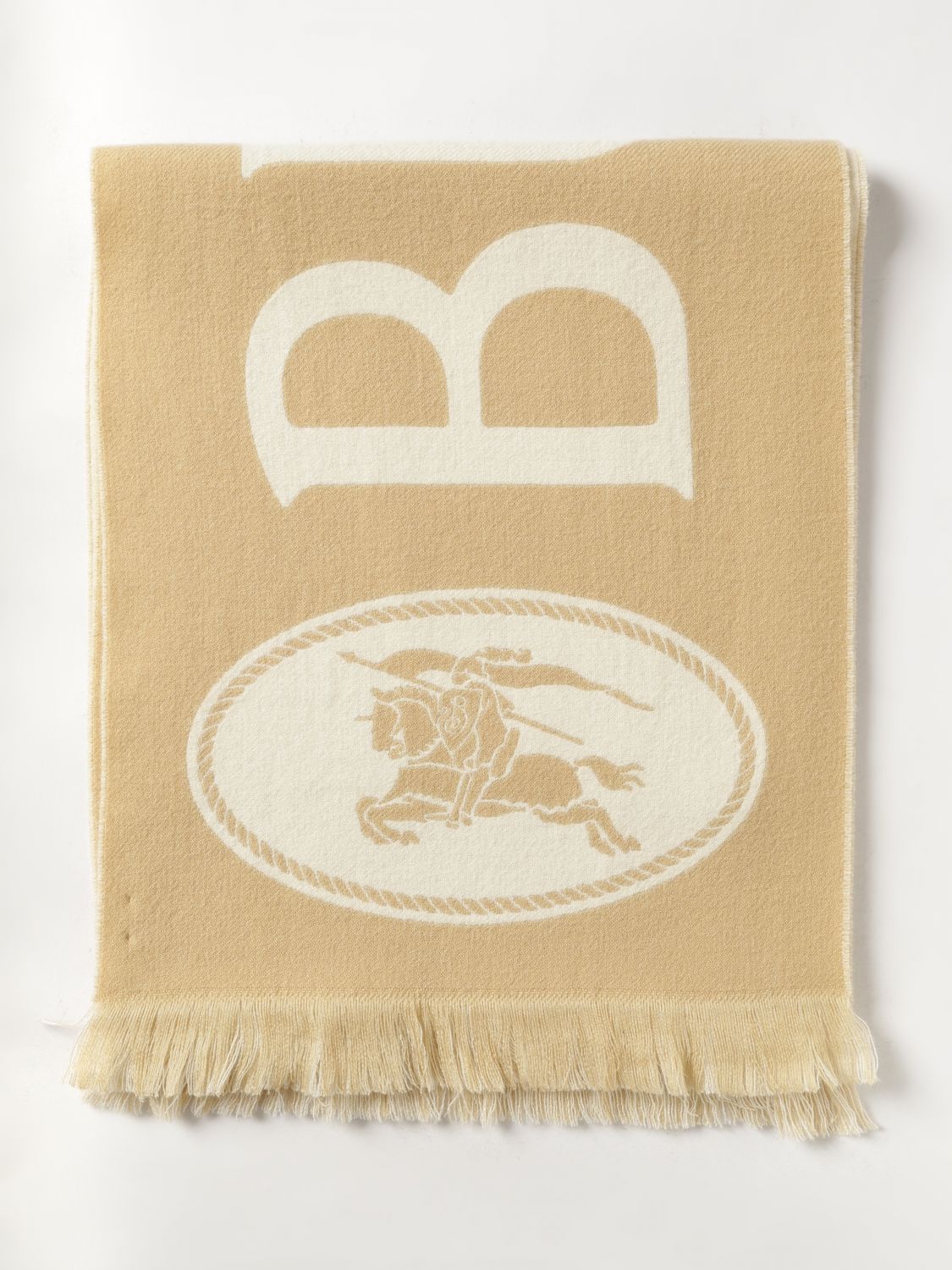 BURBERRY Scarf Men color Earth