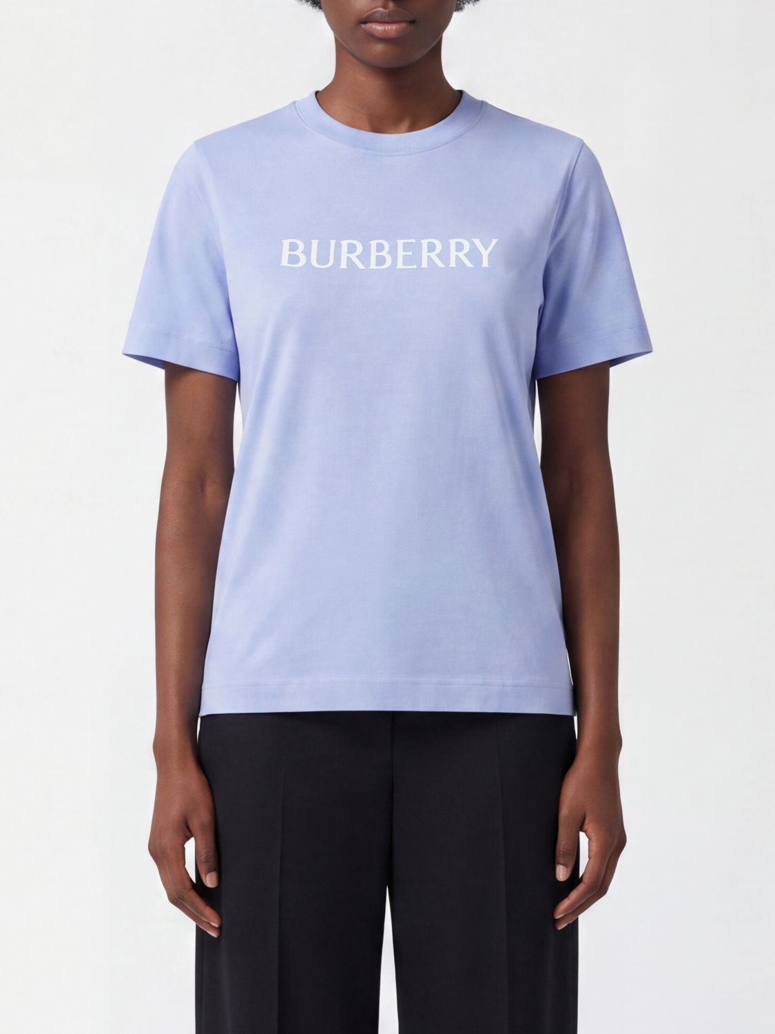 BURBERRY T-Shirt Woman color Blue
