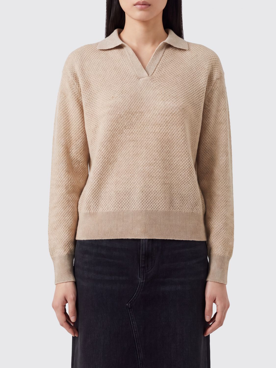 BRUNELLO CUCINELLI Polo Shirt Woman color Gold