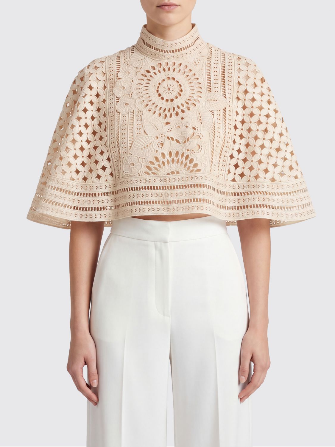 ZIMMERMANN Coat Woman color Beige