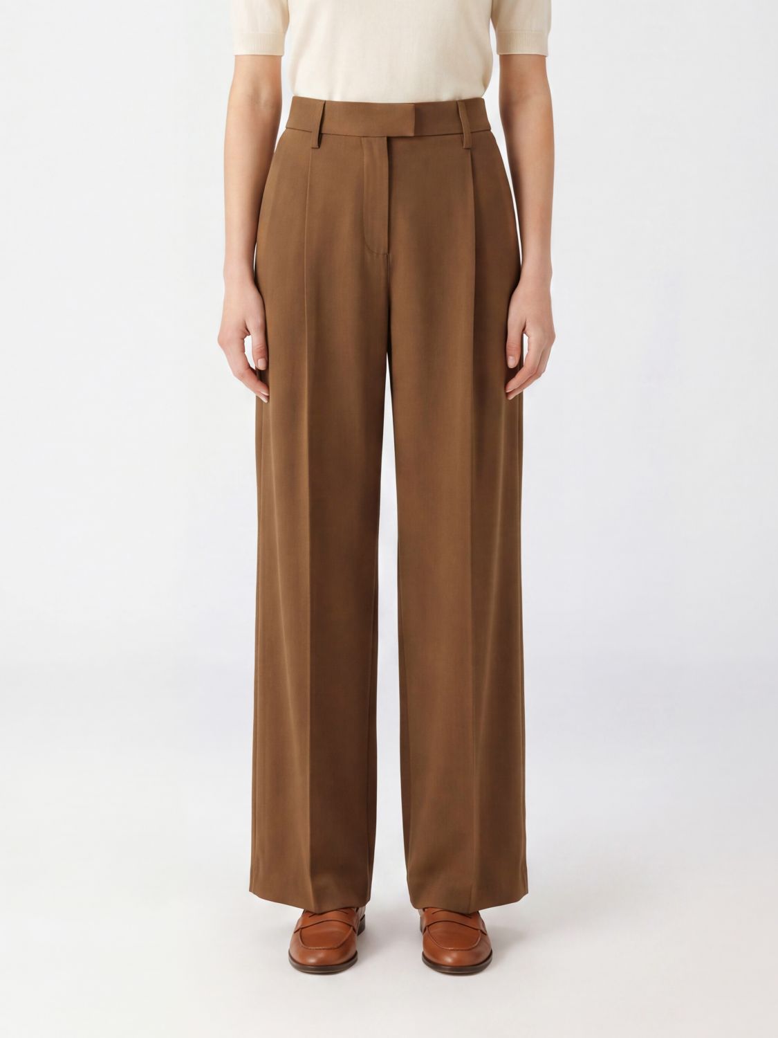 BRUNELLO CUCINELLI Pants Woman color Brown