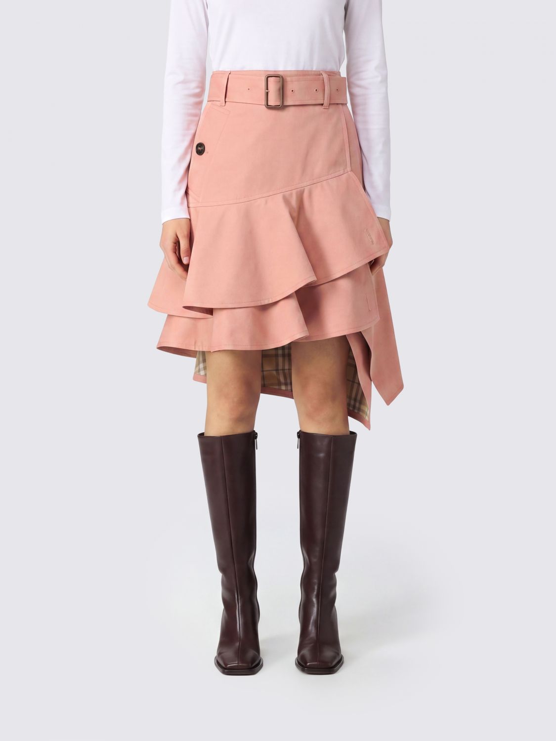 BURBERRY Skirt Woman color Pink