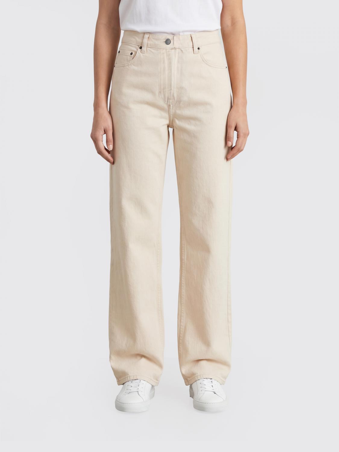 THE ROW Jeans Woman color Ecru