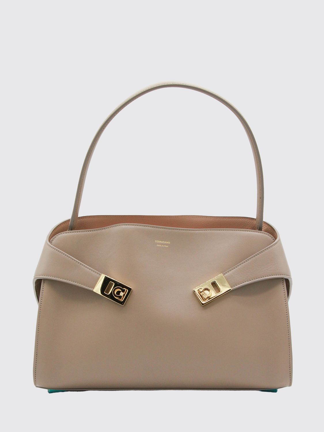 FERRAGAMO Shoulder Bag Woman color Grey