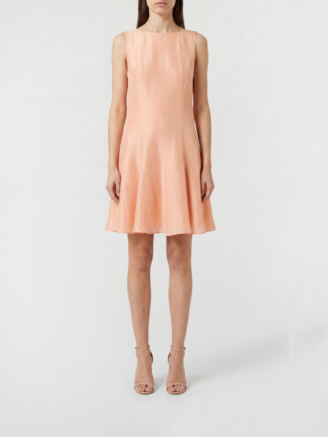 KHAITE Dress Woman color Peach