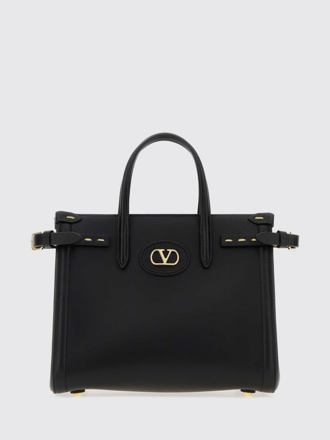 VALENTINO GARAVANI Antibes Mini Leather Handbag with VLogo Signature