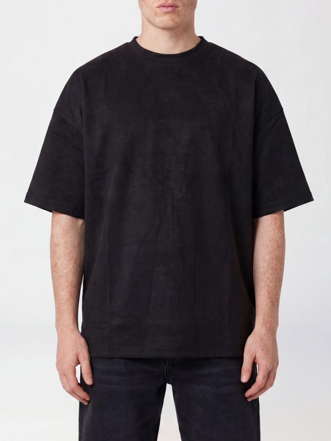 FEAR OF GOD T-shirt relaxed fit in cotone con logo tono su tono