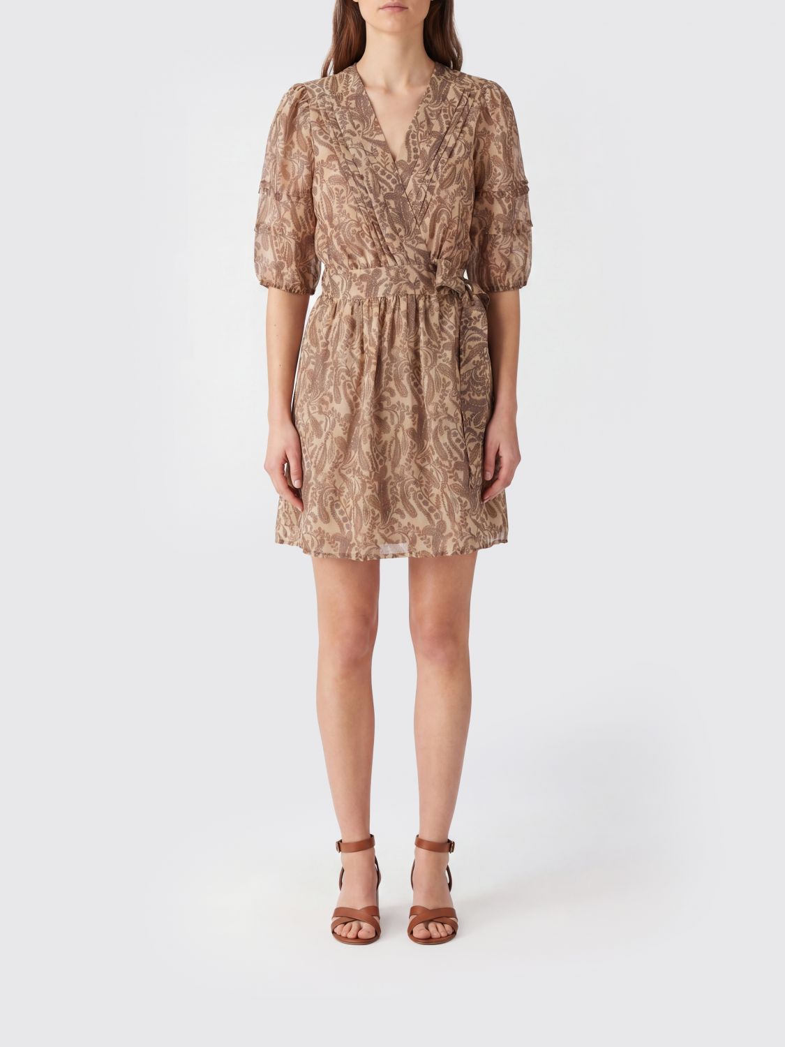 BA & SH Dress Woman color Beige
