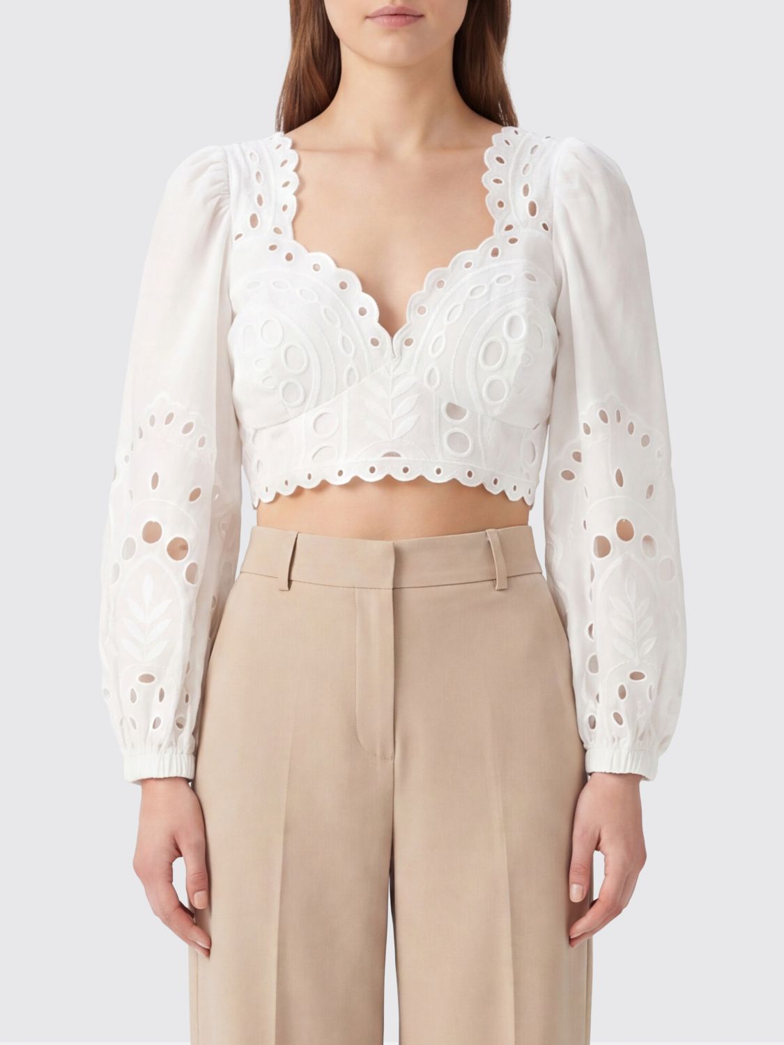CHARO RUIZ Top Woman color White