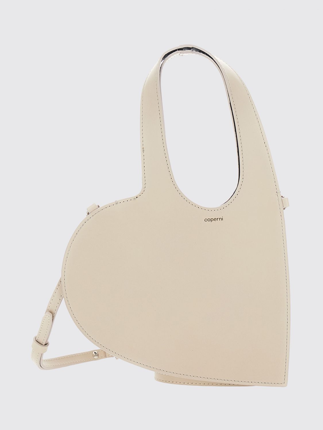 COPERNI Small Heart Smooth Leather Shoulder Bag with Removable Shoulder Strap　COPERNI スモールハート スムースレザー ショルダーバッグ 取り外し可能なショルダーストラップ付き COPERNI