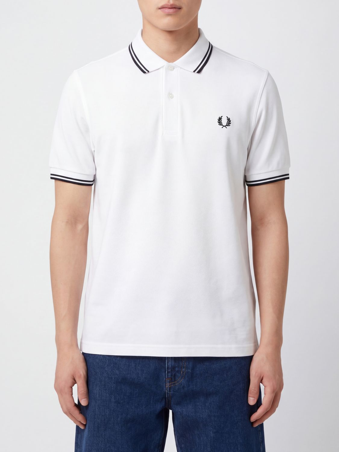 FRED PERRY T-Shirt Men color White