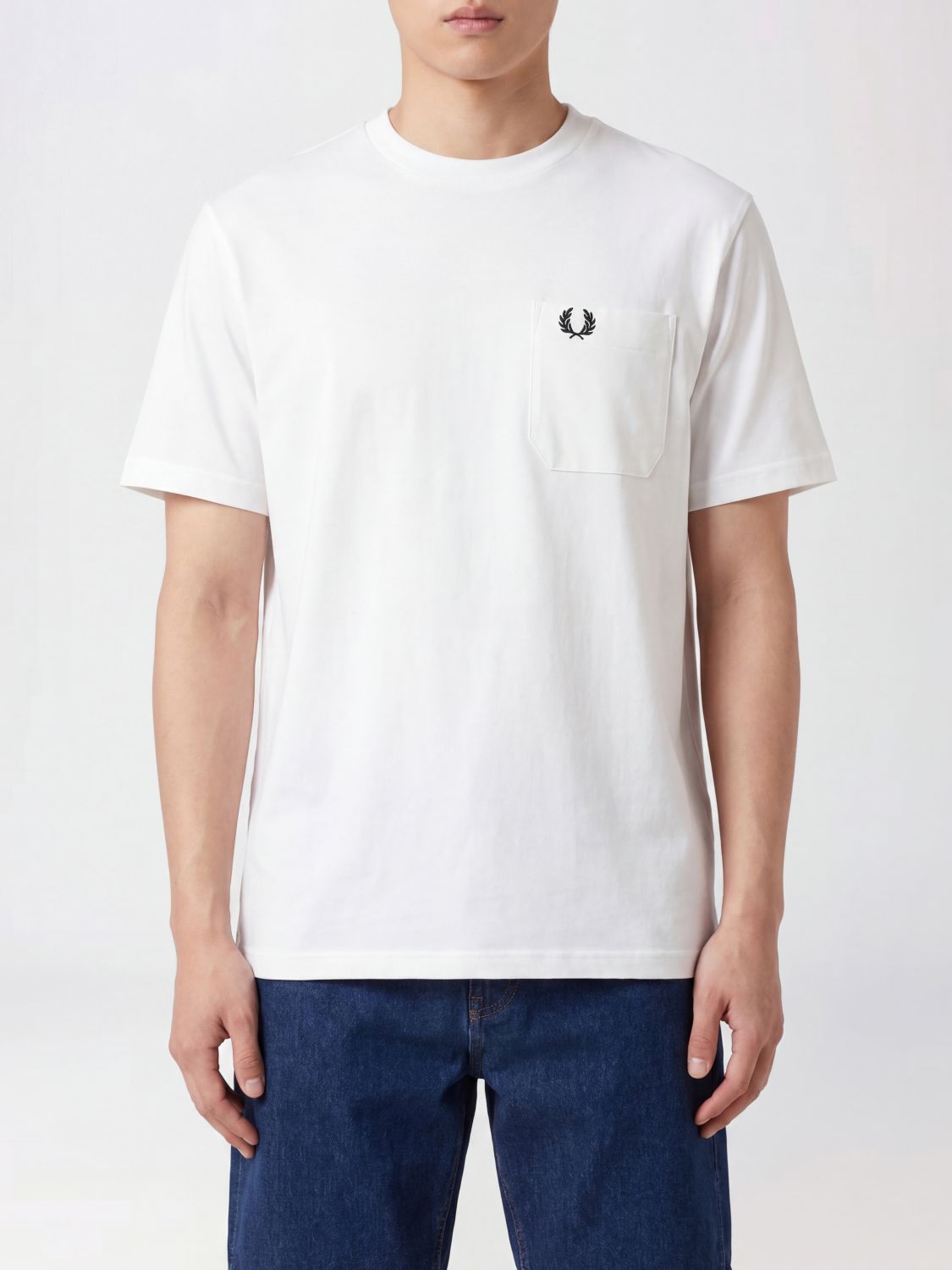 FRED PERRY T-Shirt Men color White