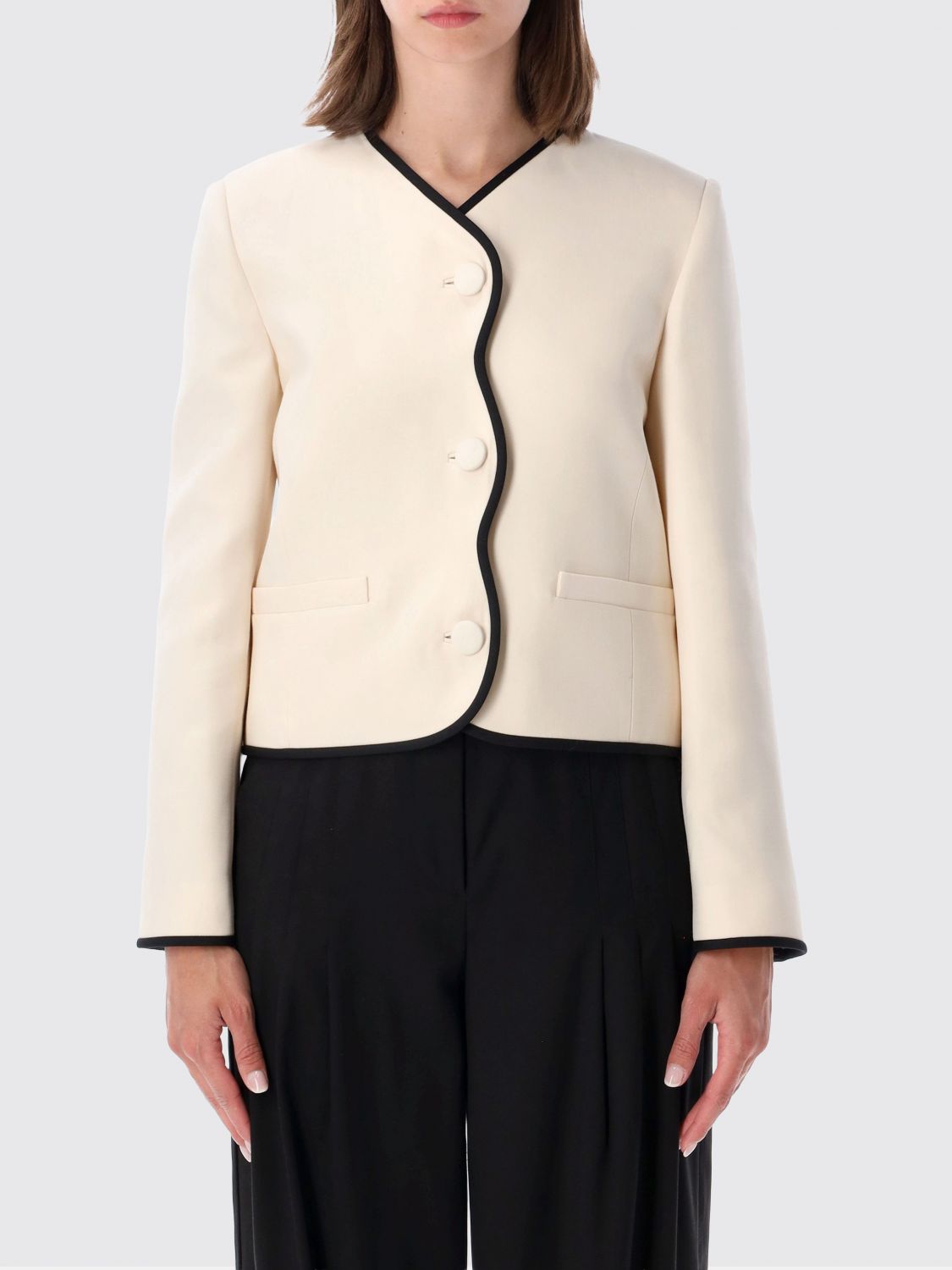 VALENTINO GARAVANI Jacket Woman color Beige