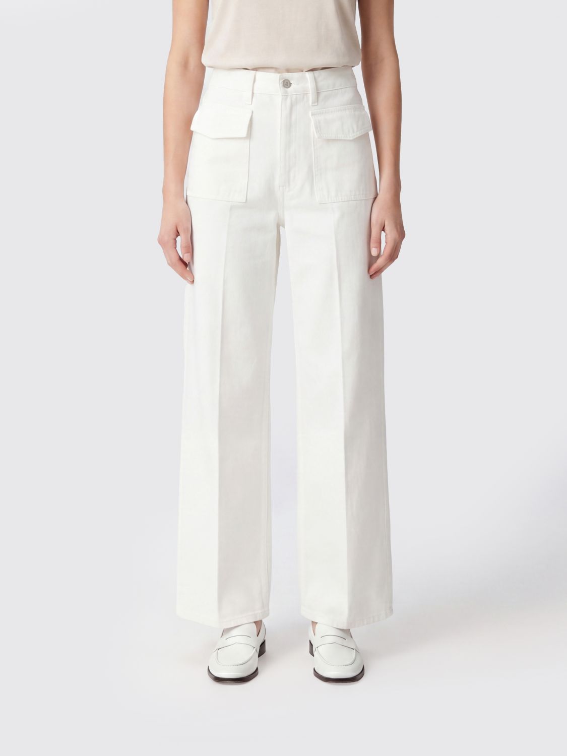 FRAME Jeans Woman color White