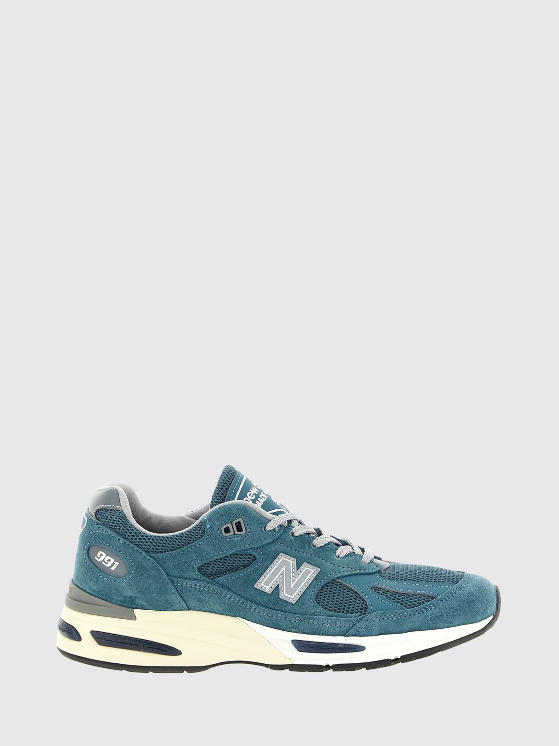 NEW BALANCE Sneakers Made in UK 991v2 in suede e mesh multicolore