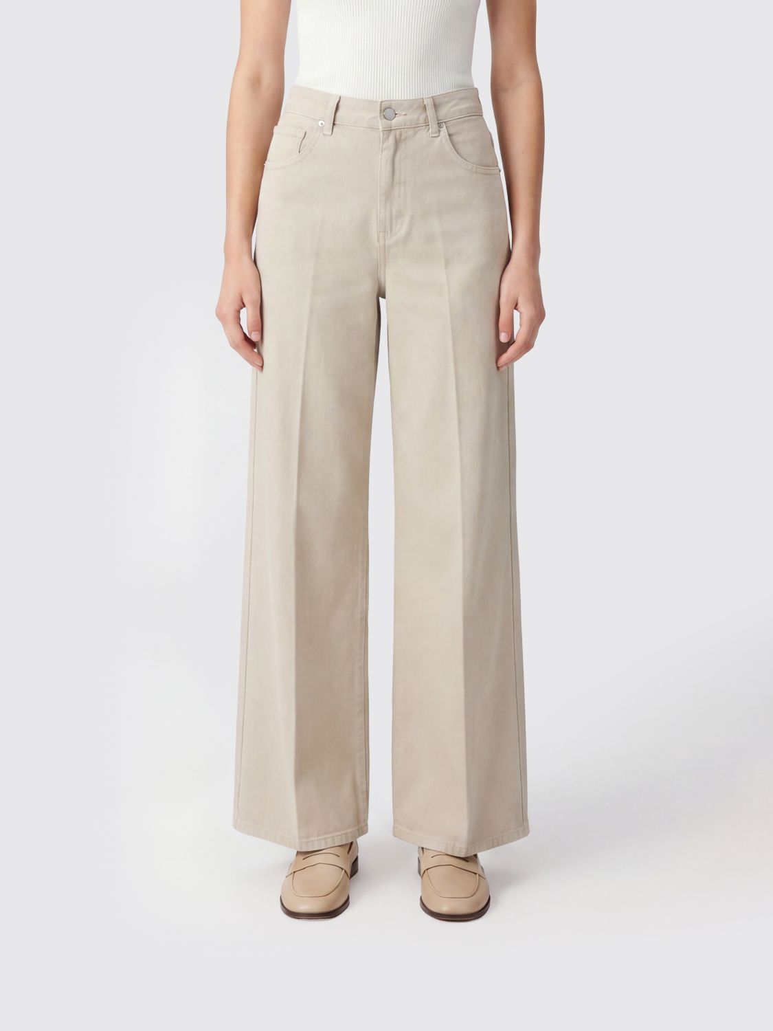 GRIFONI Jeans Woman color Grey