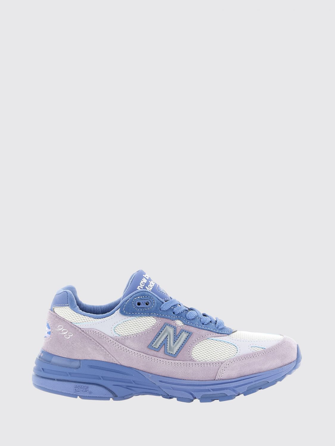 NEW BALANCE Sneakers Made in USA 993 in suede e mesh con stampa fantasia