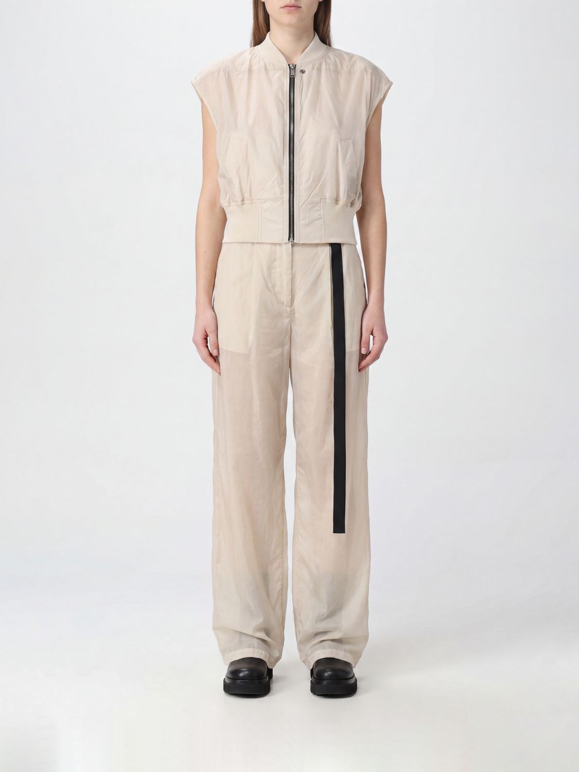 Rick Owens DRKSHDW Bomber corto in nylon con maniche corte