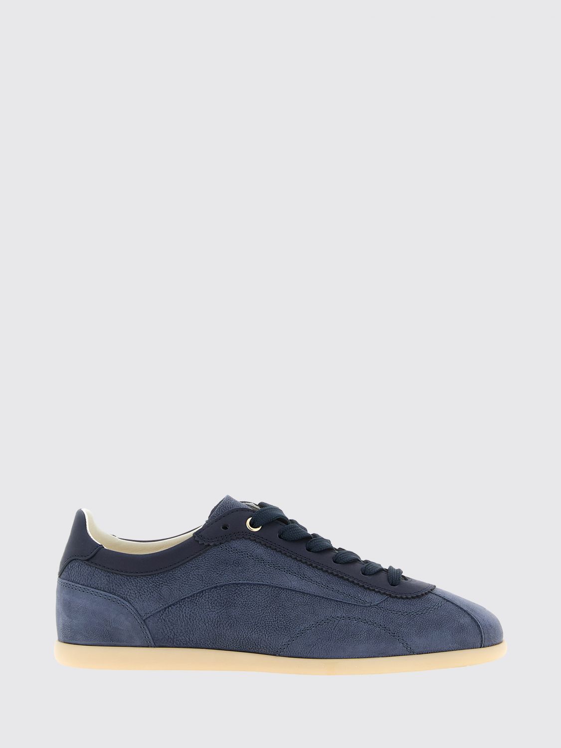 BRUNELLO CUCINELLI Sneakers low top in pelle di vitello liscia e nabuk
