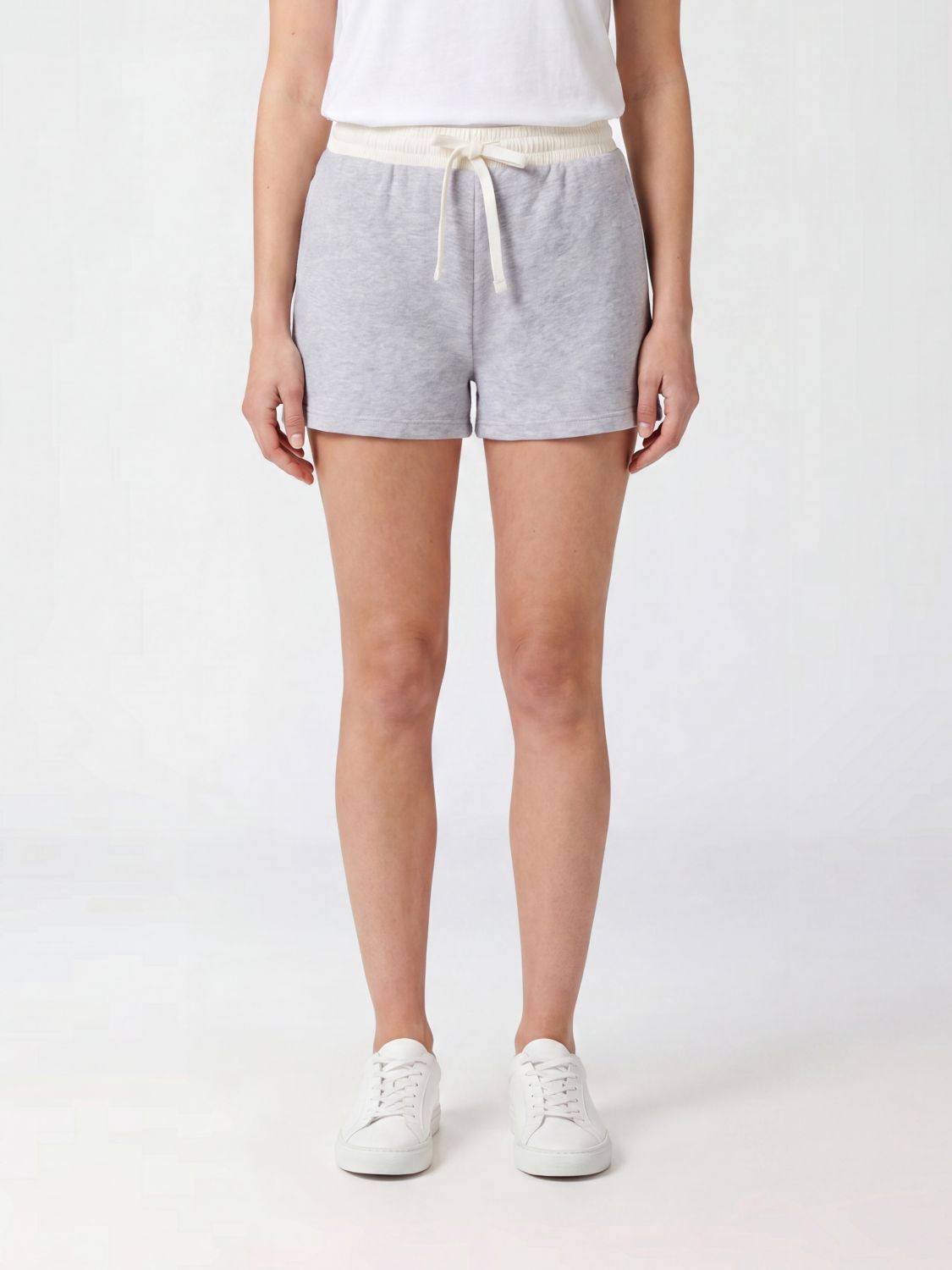 RAG & BONE Shorts jogging corti in misto cotone con vita elasticizzata