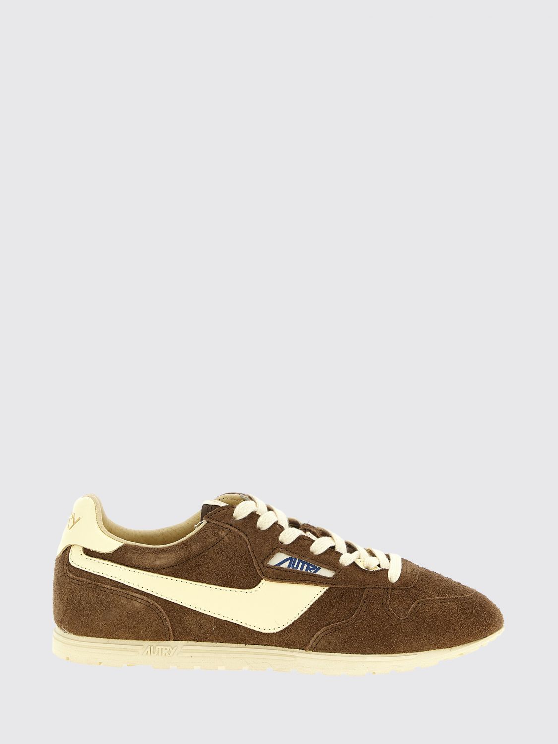 AUTRY Sneakers Windspin low top in pelle e nylon con inserti scamosciati