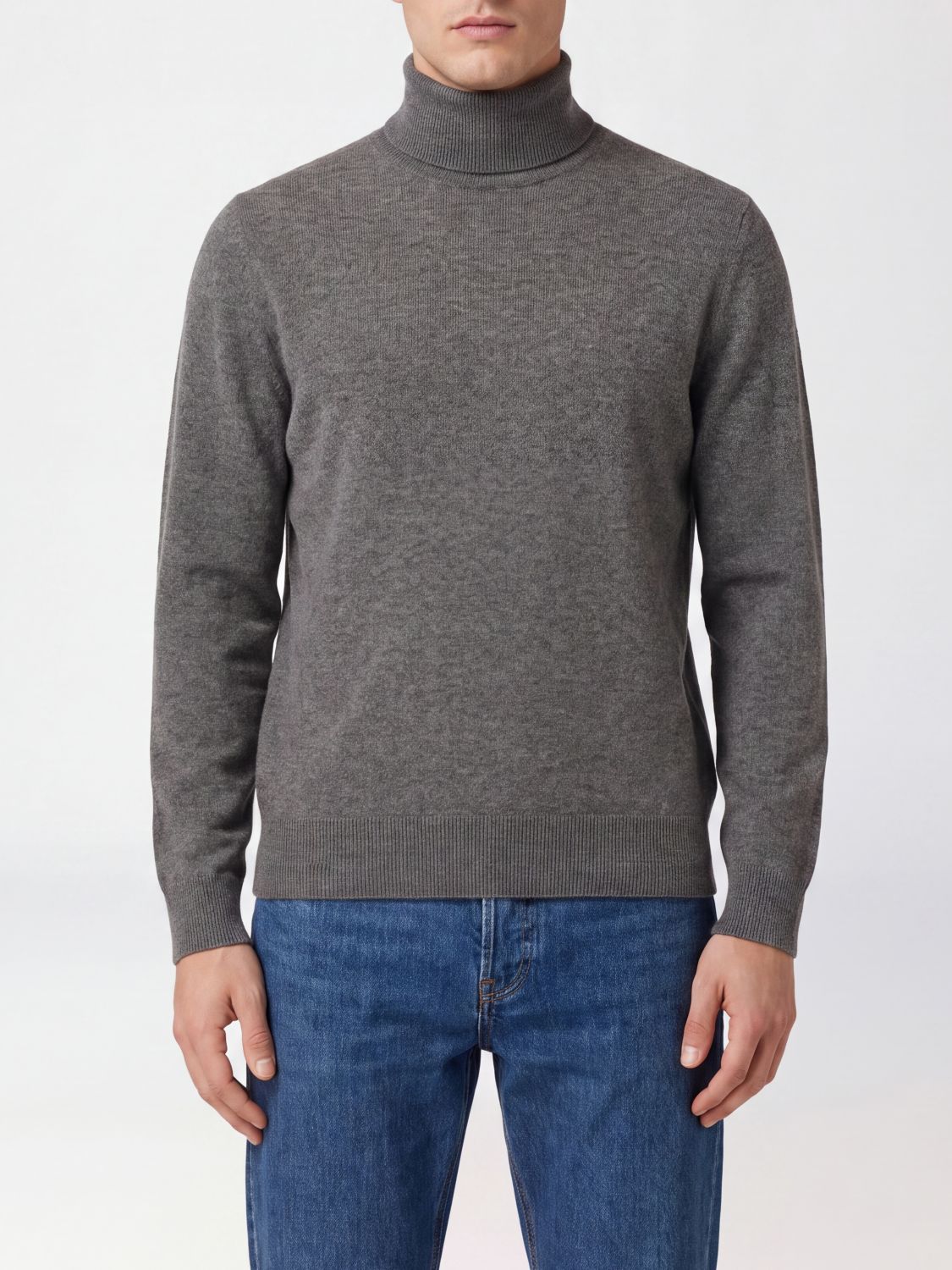 Brunello Cucinelli Slim Fit Wool Blend Turtleneck Jumper